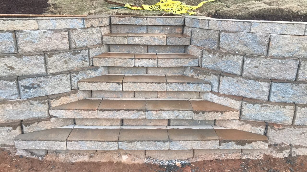 Hardscaping project in Gainesville, Georgia