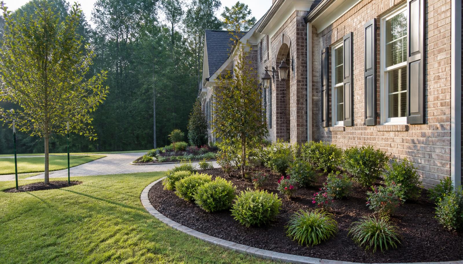 Landscape Installation in Gainesville, Georgia by Heritage Landscape