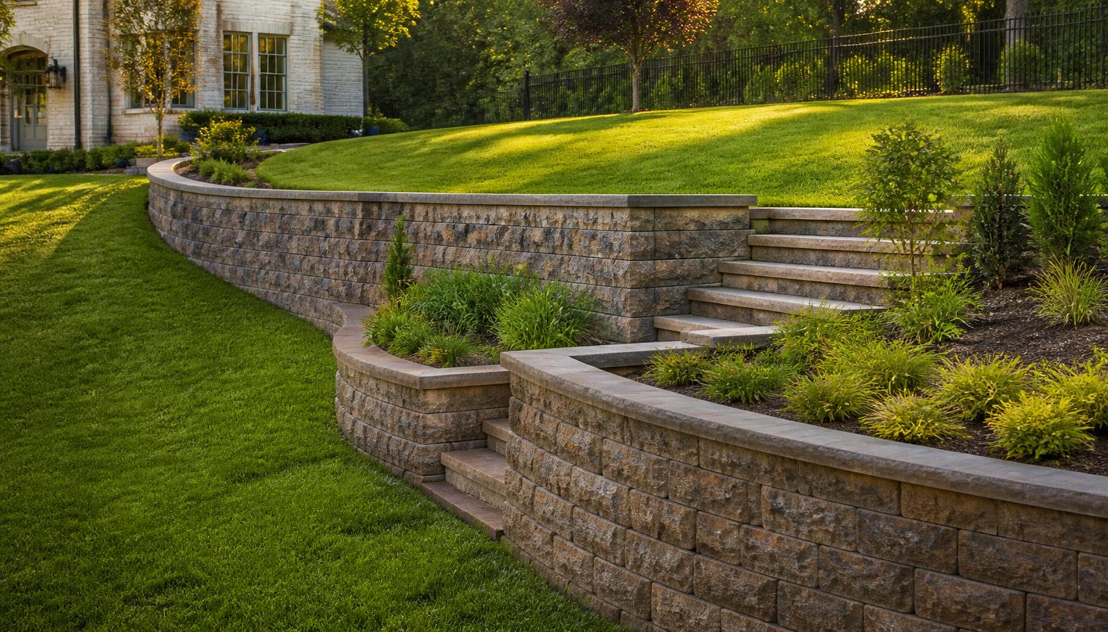 Retaining Walls in Gainesville, Georgia by Heritage Landscape